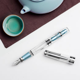 Twsbi Diamond 580ALR Fountain Pen - Iceberg Blue (d)