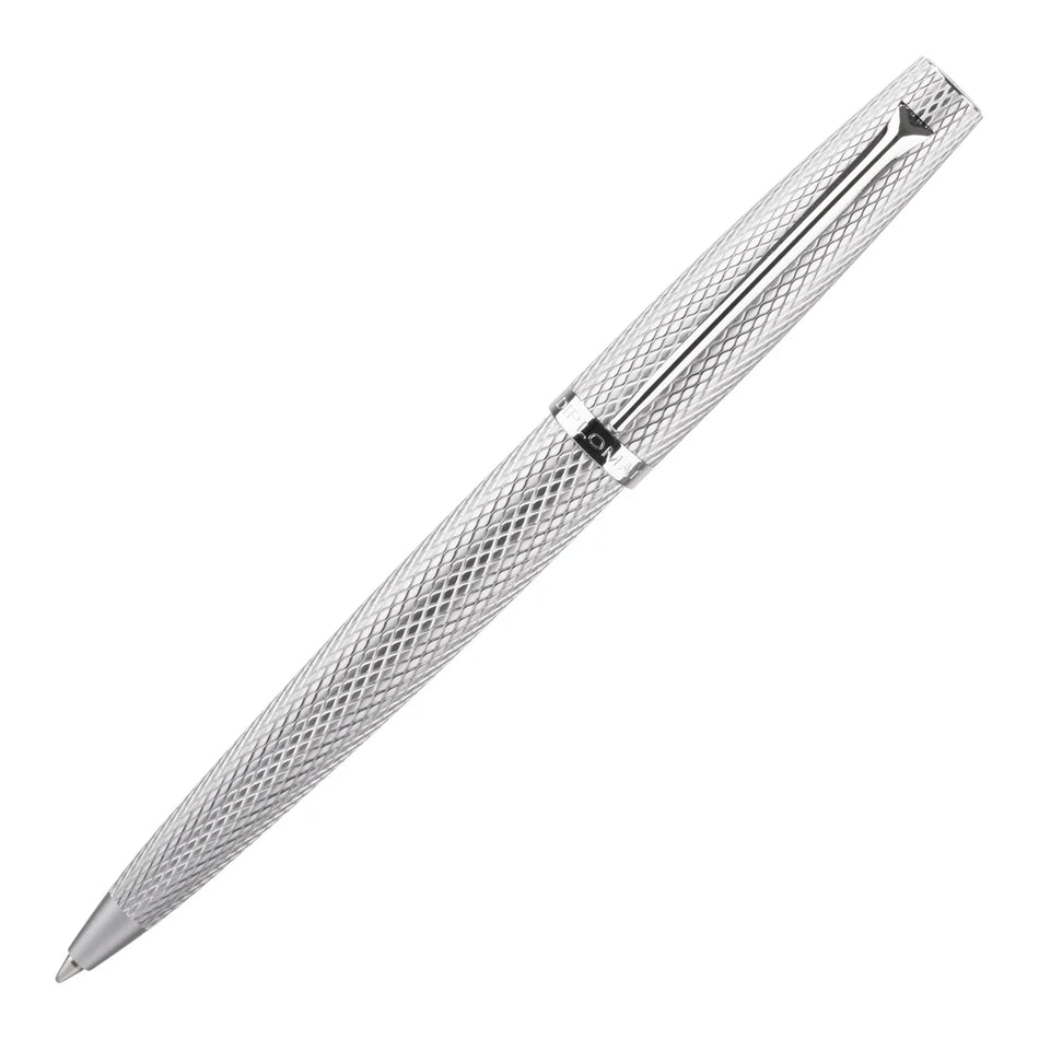 Diplomat Viper Ballpoint - Silver Guilloche
