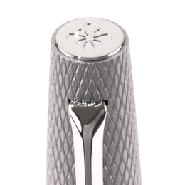 Diplomat Viper Fountain Pen Silver Guilloche - Fine/Medium