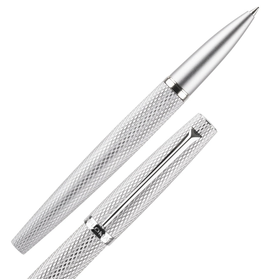 Diplomat Viper Rollerball - Silver Guilloche