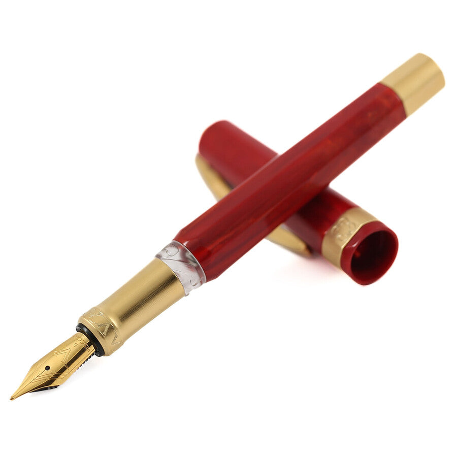 Visconti Opera Gold Red Fountain Pen - Fine
