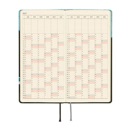 Hobonichi Techo 2027 Weeks Hiroko Kubota: Meteor Shower in the Light Blue Forest