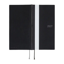 Hobonichi Techo 2027 Weeks White Line: Black