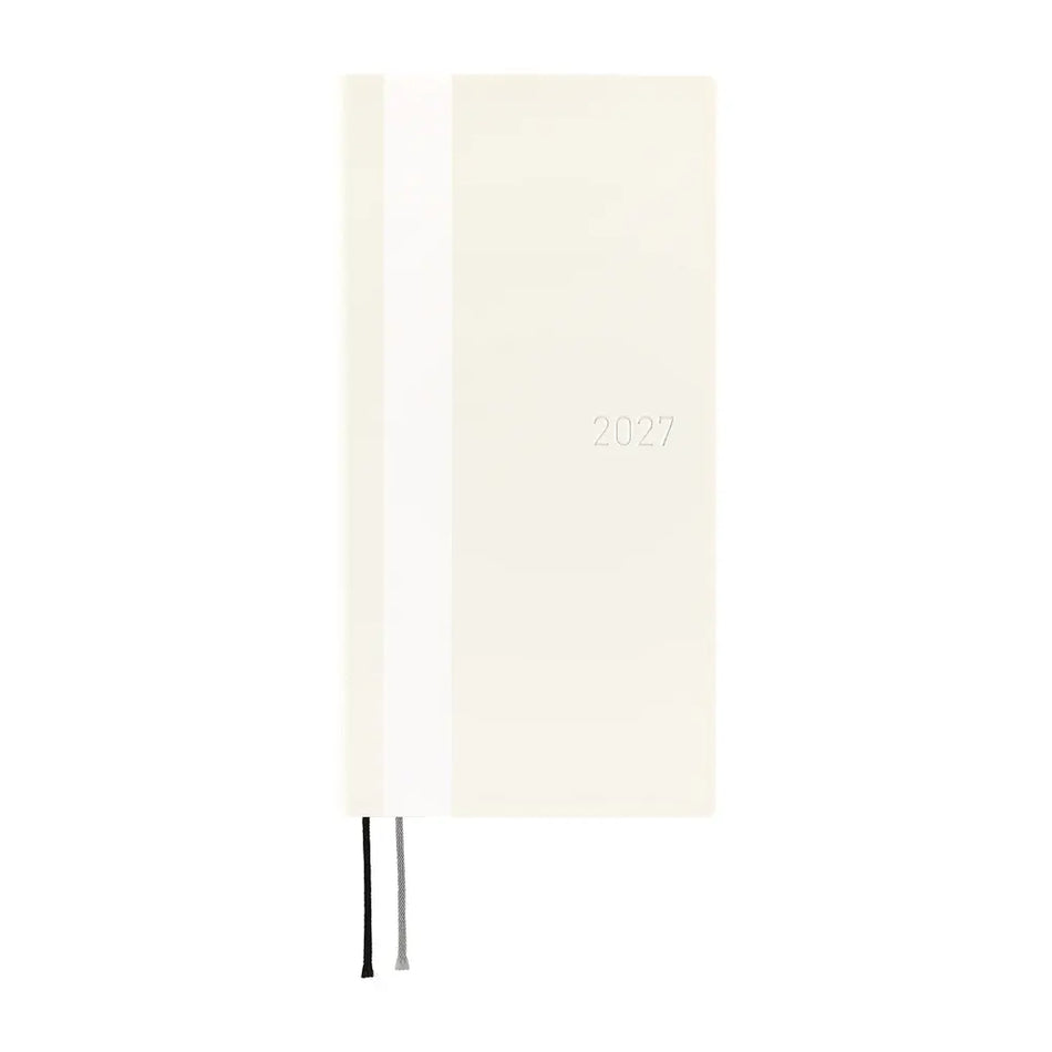 Hobonichi Techo 2027 Weeks White Line: Ivory