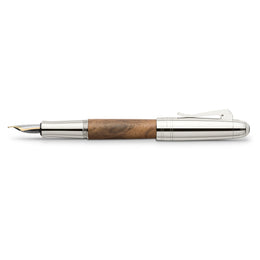 Graf Von Faber-Castell Classic Magnum Fountain Pen - Walnut Wood
