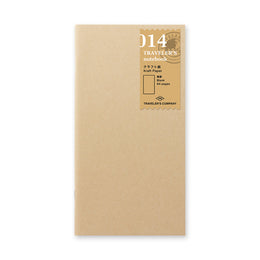 TRAVELER'S Notebook Standard Size Refill - 014 Craft Paper Notebook