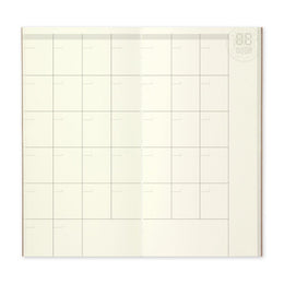TRAVELER'S Notebook Standard Size Refill - 017 Monthly Planner Diary