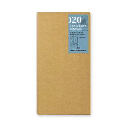 TRAVELER'S Notebook Standard Size Refill - 020 Craft Paper Folder