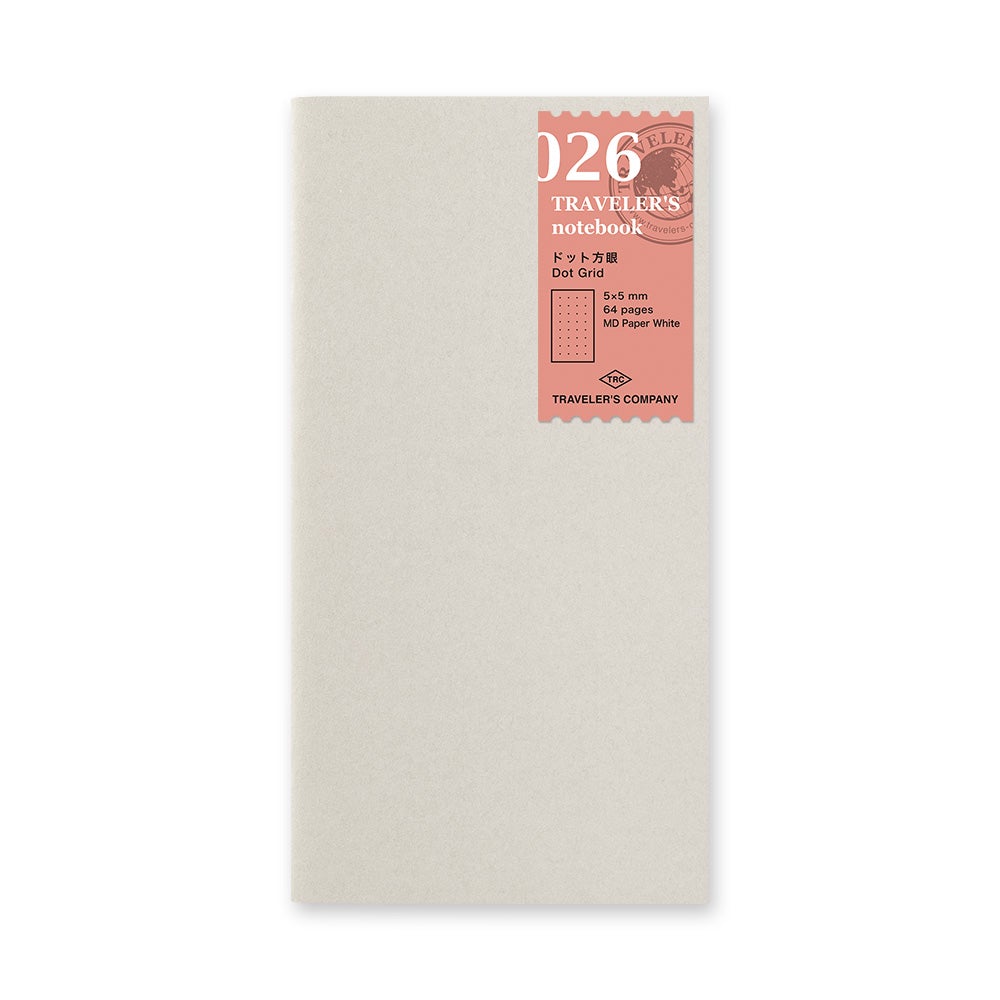 TRAVELER'S Notebook Standard Size Refill - 026 Dot Grid Paper