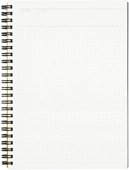 Mnemosyne Side Spiral Notebooks Dot Grid
