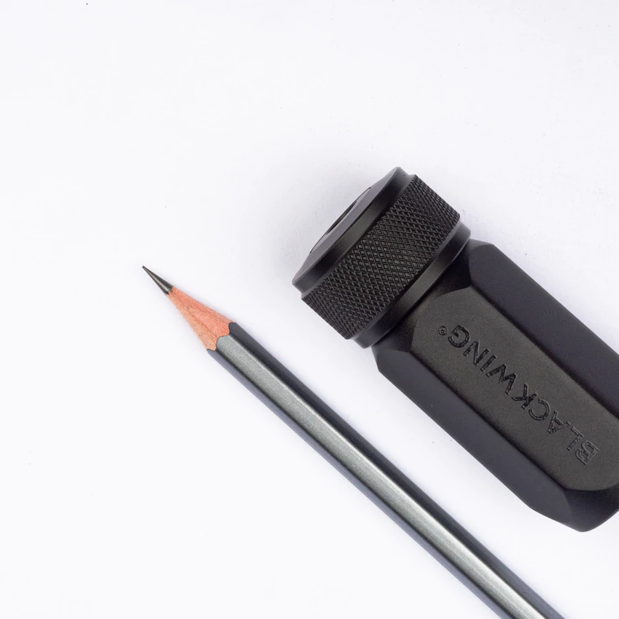 Blackwing One Step Long Point Pencil Sharpener - Black