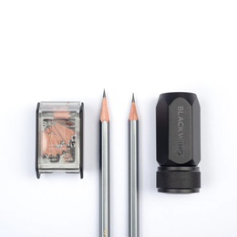 Blackwing One Step Long Point Pencil Sharpener - Black