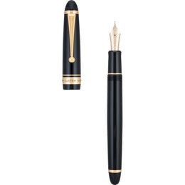Pilot Custom 743 Fountain Pen - Black with Gold Trim