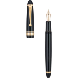 Pilot Custom 743 Fountain Pen - Black with Gold Trim
