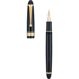 Pilot Custom 743 Fountain Pen - Black with Gold Trim