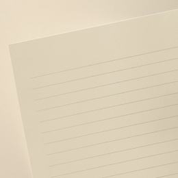 Crane Ruled Ecru Half Sheets