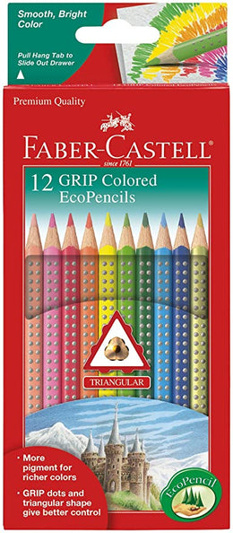 Faber-Castell Grip Colored Eco Pencils (Set of 12)