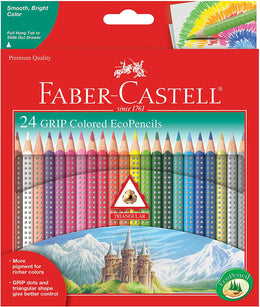Faber-Castell Grip Colored Eco Pencils (Set of 24)