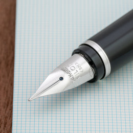 Pilot Falcon Fountain Pen -Black with Rhodium