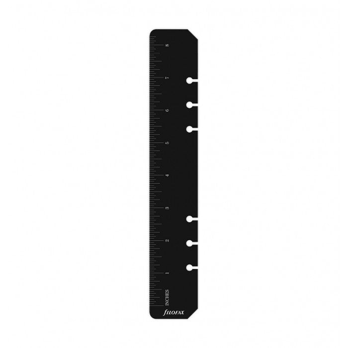 Filofax A5 Black Ruler