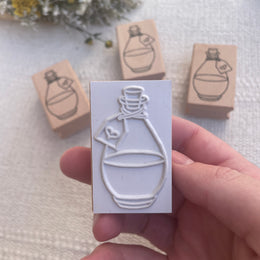 Saiko Stationery Wooden Handle Ink Swatching Stamp - Love Potion