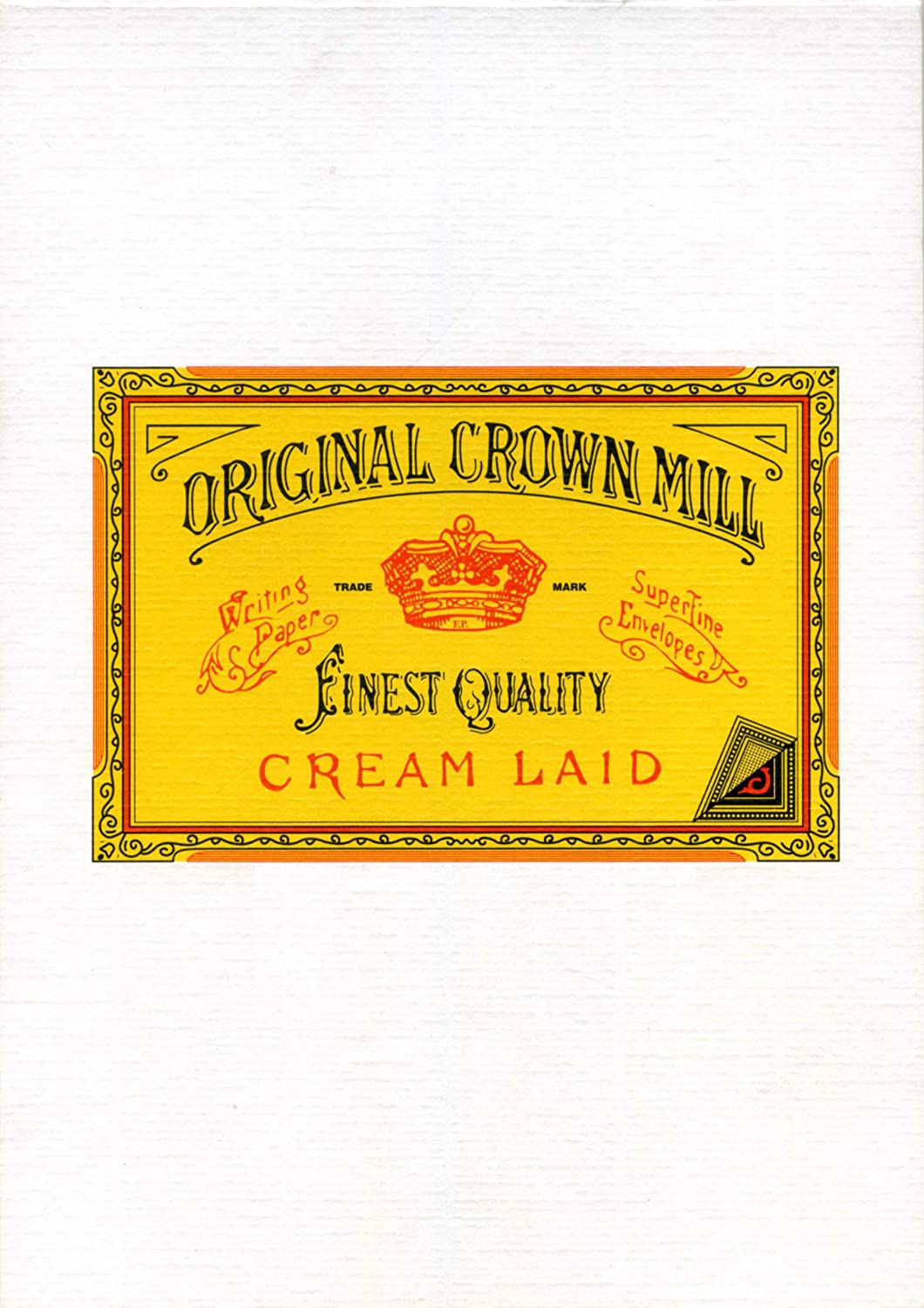 Original Crown Mill - Classic Laid Paper Writing Pad (50 Sheets) - A5