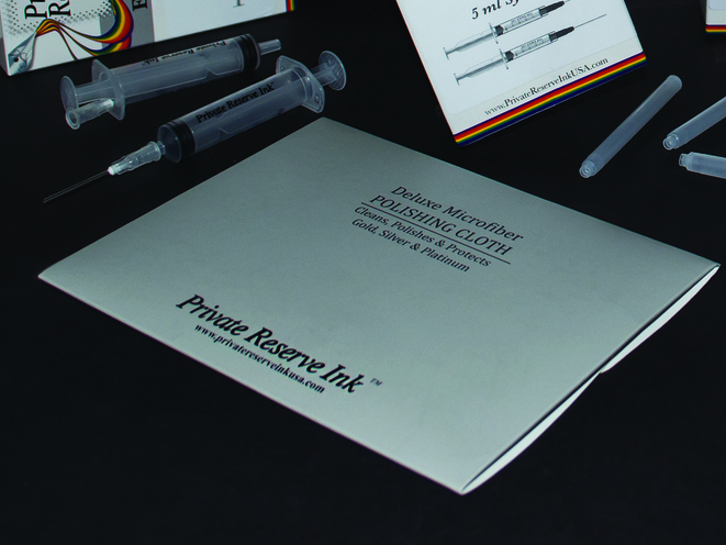 Private Reserve Ink Essentials - Grey Deluxe Polishing Cloth
