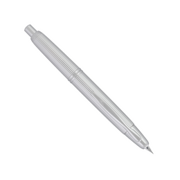 Pilot Vanishing Point Fountain Pen - Rhodium Stripes