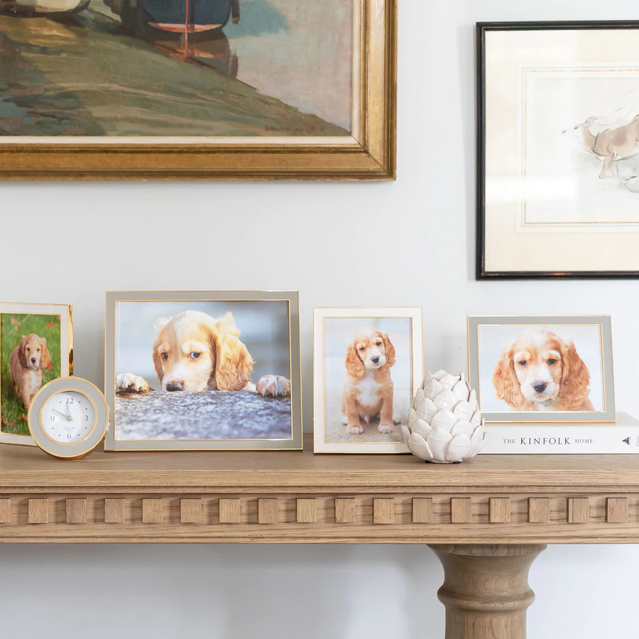 Addison Ross - Gold Trim and Chiffon Enamel Picture Frame