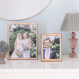 Addison Ross - Matte Gold Bamboo Border Picture Frame