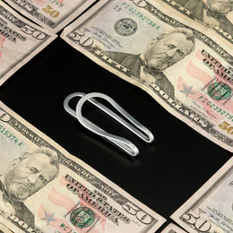 Craighill Station Money Clip - Vapor Silver