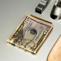Craighill Station Money Clip - Vapor Silver