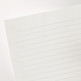 Crane Ruled Pearl White Half Sheet