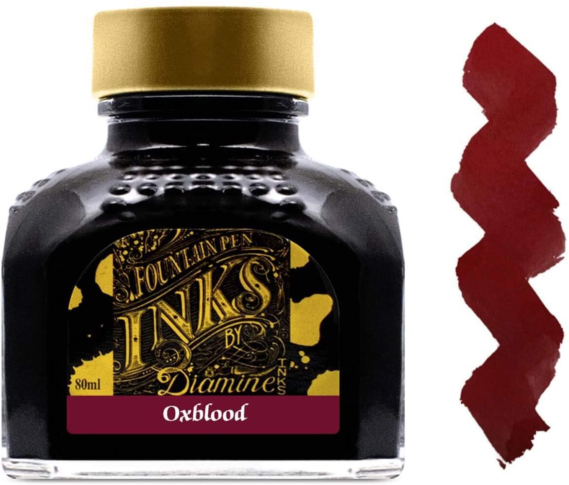 Diamine Bottled Fountain Pen Ink (80ml) - Oxblood
