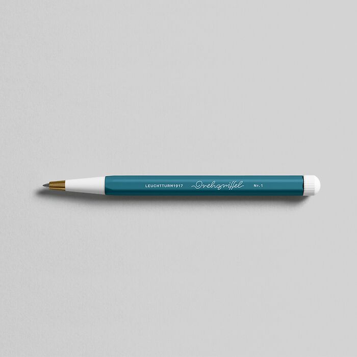 LEUCHTTURM1917 Drehgriffel Nr. 1, pen with black gel ink - Stone Blue