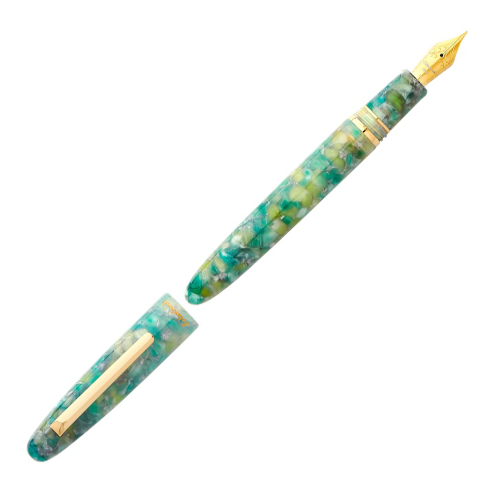 Esterbrook Estie Sea Glass Fountain Pen with Gold Trim