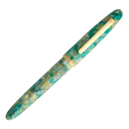 Esterbrook Estie Sea Glass Rollerball with Gold Trim