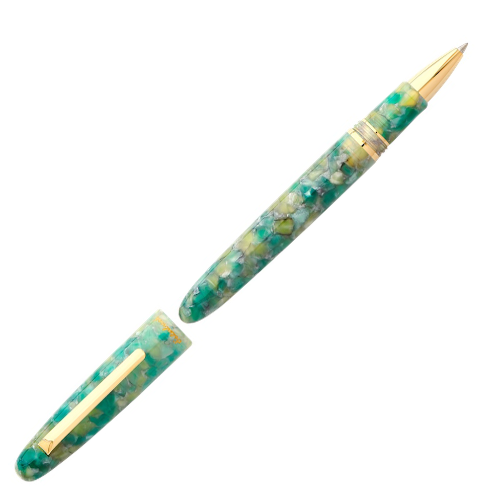 Esterbrook Estie Sea Glass Rollerball with Gold Trim