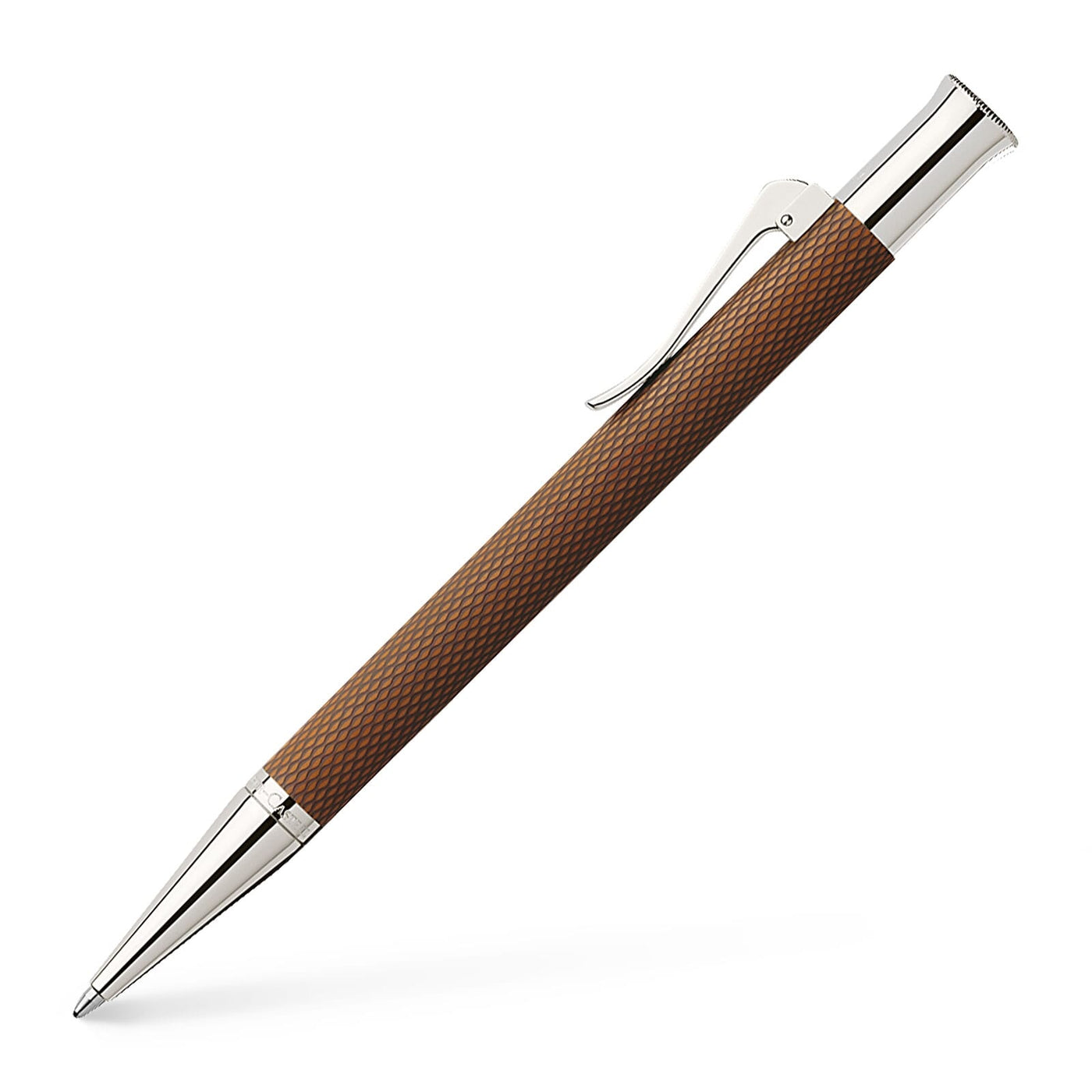 Graf Von Faber Castell Guilloche Ballpoint Cognac
