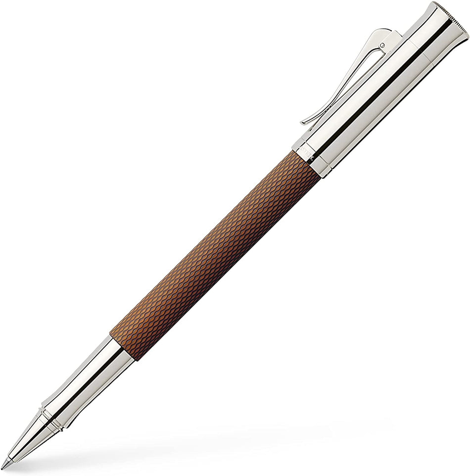 Graf Von Faber Castell Guilloche Rollerball Cognac