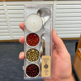 Global Solution Wax Seal Melting Kit - Red, Gold, Cranberry