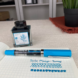 Twsbi ECO Fountain Pen - Cerulean Blue (Special Edition) (d)