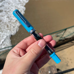 Twsbi ECO Fountain Pen - Cerulean Blue (Special Edition) (d)