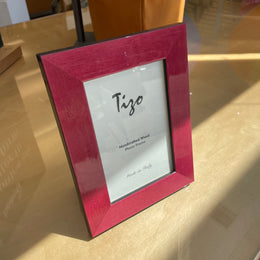 Tizo Handcrafted Wooden Picture Frame - Fuscia