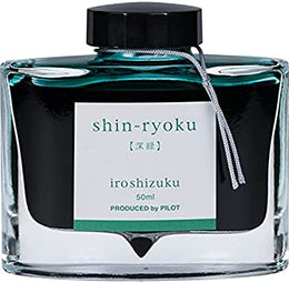 Pilot Iroshizuku Bottled Fountain Pen Ink (50ml) - Forest Green (Shin-Ryoku)