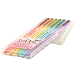 Le Pen Fine Felt Tip Marker Set - Pastel Colors Collection (6 Pieces)