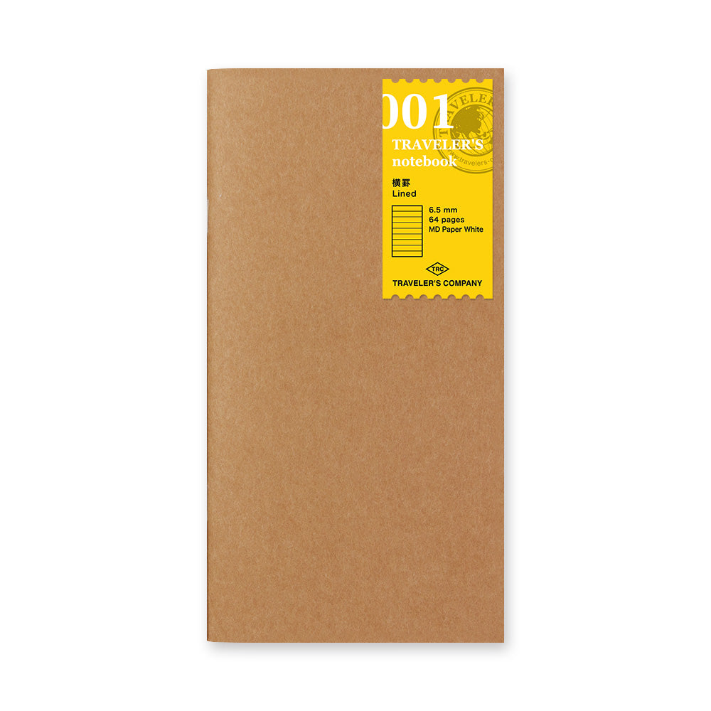 TRAVELER'S Notebook Standard Size Refill - 001 Midori Lined Paper
