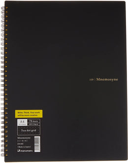 Mnemosyne Side Spiral Notebooks Dot Grid