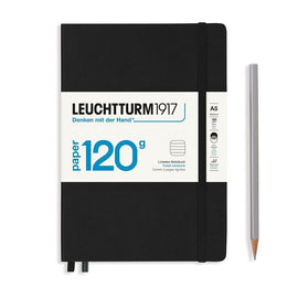 LEUCHTTURM1917 120g Edition Notebook (A5), 203 pages, Lined - Black