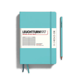 LEUCHTTURM1917 Hardcover Notebook Medium A5 Ruled  - Aquamarine